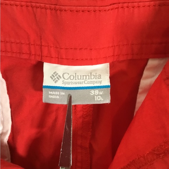 Columbia shorts Red men’s waist size 38 - Picture 4 of 5
